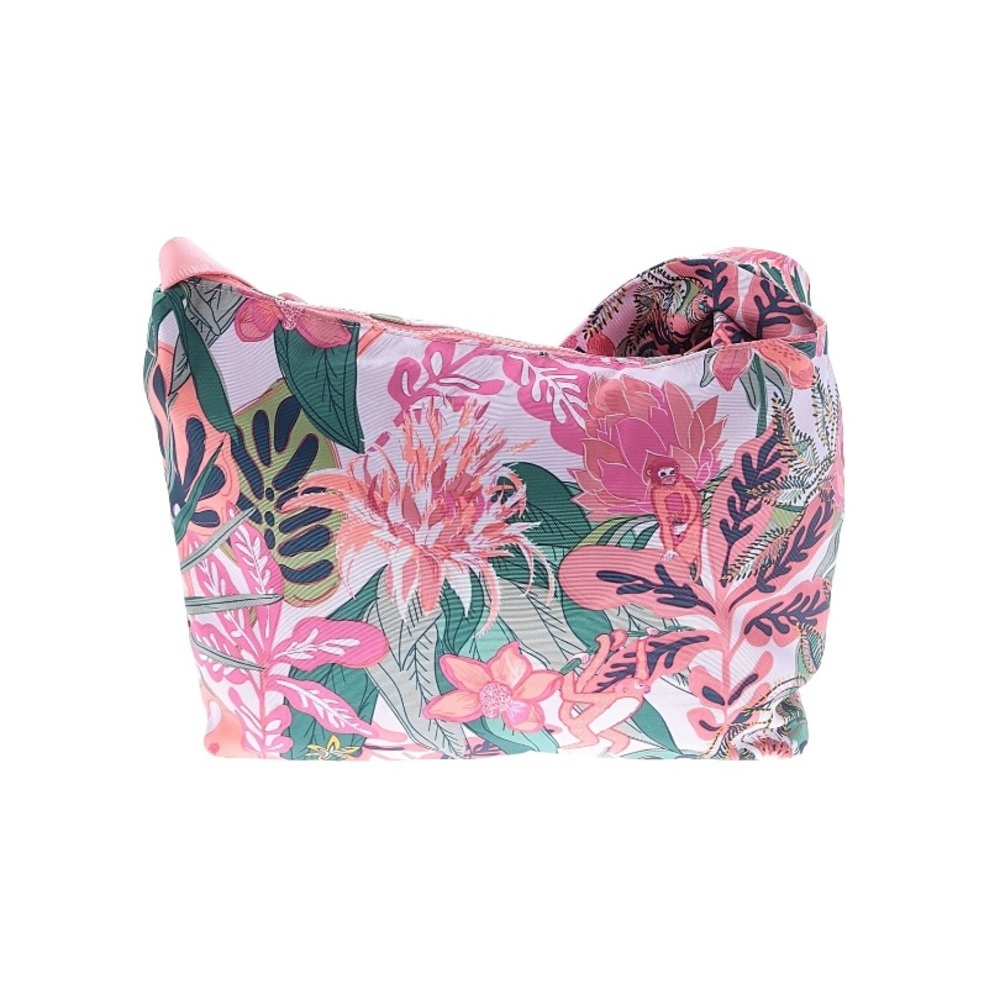 NWT VERA BRADLEY RETIRED Coral Rain Forest Canopy Reactive Crossbody Sling - Picture 2 of 3